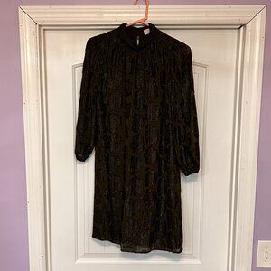 Loft Outlet Dark Green Dress Size Small Petite